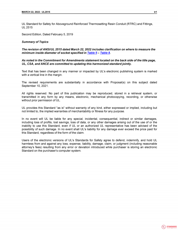 UL 2515 PDF
